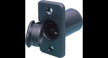 USB stopcontact enkel 2.4A wit met flush frame