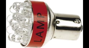 Gele 12V Led Lamp Voor Auto, 12 Leds (1St/Blister)