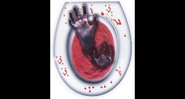 Boland - Toiletsticker - bloederige handen - Decoratie > Stickers