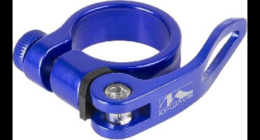 M-wave Zadelpenklem Clampy-qr 31,8 Mm Aluminium Blauw