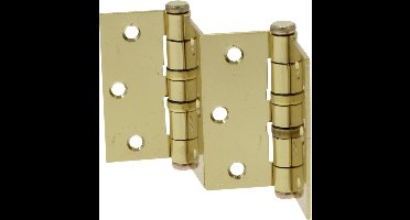 Starx kogelscharnier 76x76 vermessingd 2 st. - 8711332199707