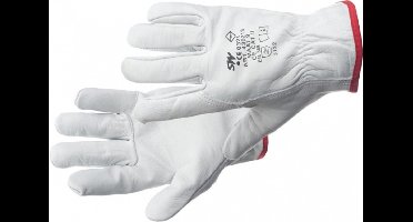 SafeWorker 430*13 Driver GLOVE Rundleder 01020107 - 12 stuks - Wit - 10