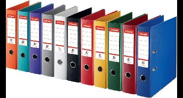 Esselte ordnerPower N��1 geassorteerde kleuren: 2 x rood groen blauw wit en zwart rug van 5 cm