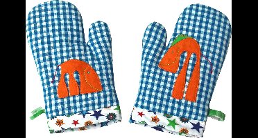 EllisKids BibbelBabbel Ovenwant - Blauw - Links