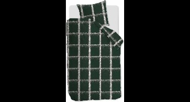 At Home by Beddinghouse Traditional Dekbedovertrek - Katoen - 140x200/220 cm - Groen