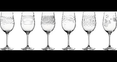 Leonardo Casella - Wijnglas assorti - 430 ml - 6 stuks