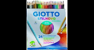 Aquarel Kleurpotloden Giotto Stilnovo 24 Onderdelen Multicolour