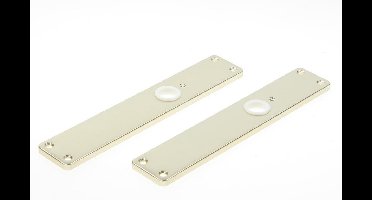 Hoppe Langschild, aluminium, blind 202/bl (Prijs per paar)