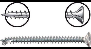 STARX PRO SPAANPLAATSCHROEF VERZ PK 4.0X30