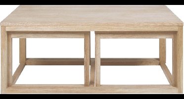 Giga Living Salontafel Elvik - Naturel - 120x60x50cm