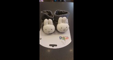 Nijntje slofjes grijs (0+)