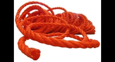 Touw Oranje Streng 4mm x 25 meter