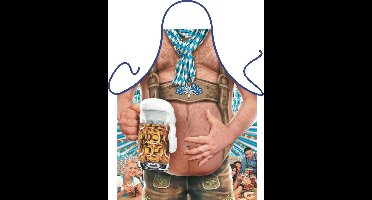 Alpen Sixpack - Grappig Leuk Tirol Tiroler Schort Keukenschort