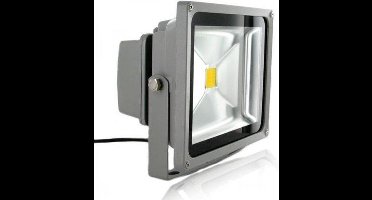50 watt LED Schijnwerper Warm Wit outdoor zwart