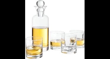 Cosy&Trendy Whiskeyset - Karaf met 4 glazen