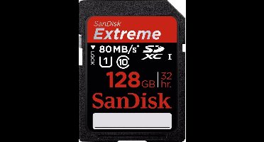 Sandisk Extreme 128 GB 80Mb/S Sdxc Cl 10