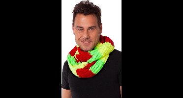 Sjaal rond Rood/geel/groen