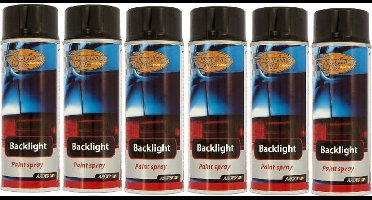 Motip Tuning-Line Achterlichtenspray - zwart - 400ml - Doos 6 Stuks