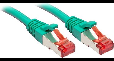 LINDY 47748 RJ45 Netwerkkabel, patchkabel CAT 6 S/FTP 1.50 m Groen 1 stuk(s)