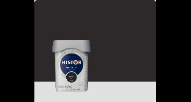 Histor Perfect Finish Lak Mat 0,75 liter - Zwart