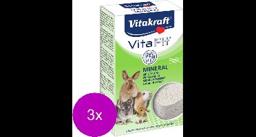 Vitakraft Vita Mineral Knaagsteen - Supplement - 3 x 170 g