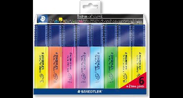 STAEDTLER Textsurfer classic tekstmarker - PROMO set 6 + 2 gratis