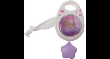 Johntoy Muzikaal Nachtlampje Paars 13 Cm