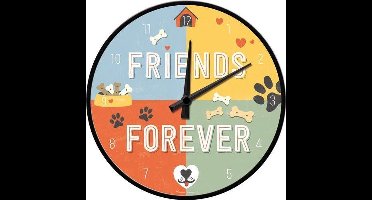 Nostalgic Art Wandklok 30 cm Clock Friends Fover