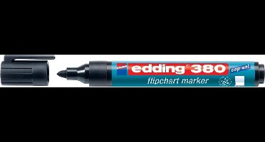 Edding 380 Viltstift - Flipchart Marker met ronde punt - 1,5-3 mm - Zwart - 1 stuk