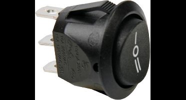 Zwarte Tuimelschakelaar 1P Spdt On-Off-On