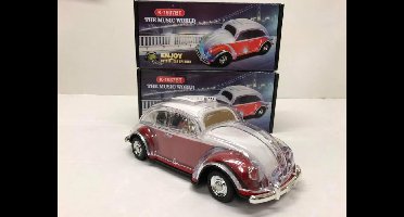 VOLKSWAGEN KEVER MET RADIO EN LED VERLICHTING EN BLUETOOTH kleur rood