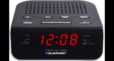 Blaupunkt CR5WH Klok Zwart, Wit radio