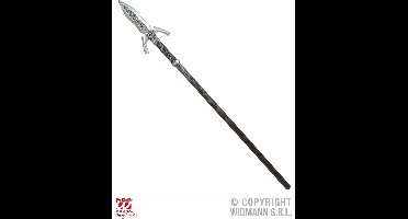 Widmann - Schedel Speer 157 Centimeter - Zilver - Halloween - Verkleedkleding