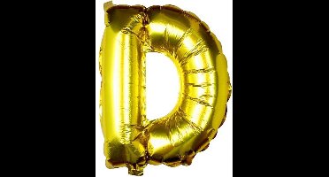 Ginger Ray Pick & Mix - Folieballon letter D - goud