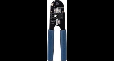 Toolland Multifunctionele krimptang, voor RJ11, RJ12 en RJ45 modulaire connectoren