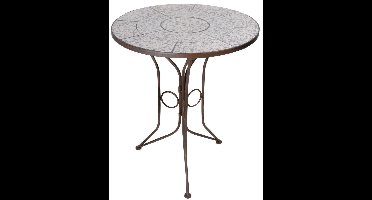 Tafel aged ceramic blauw