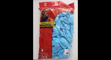 Ballonnen 100 stuks Lichtblauw