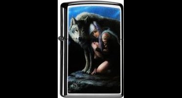 Zippo aansteker Anne Stokes Wolves 60.000.336