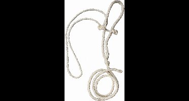 Excellent Koetouw - Gevlochten - Touw - Sisal - Extra sterk - Touw met lus - 4-slags - Wit - 200 cm - 1 cm dik