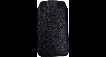 HEM Insteekhoesje Geschikt Voor Nokia 1 – Zwart Telefoonhoes Met Riemlus En Opbergvakje – Horizontale Beschermhoes