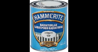 Hammerite Radiatorlak - Satin - Wit - 0.75L