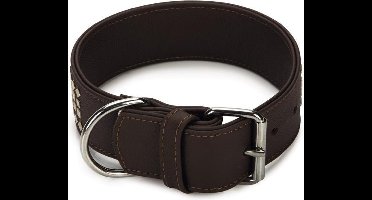 Beeztees Vintage - Hondenhalsband - Bruin - 43,5-49,5 cm x 50 mm