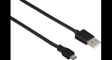 Hama 00134610 USB-kabel USB 2.0 1 m Micro-USB B USB A Zwart