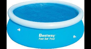 Bestway Afdekzeil Fast Solar Rond Blauw 244 Cm