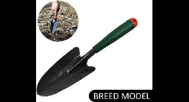 Benson Breed tuinschepje - 30 cm - groen - met ophangoog