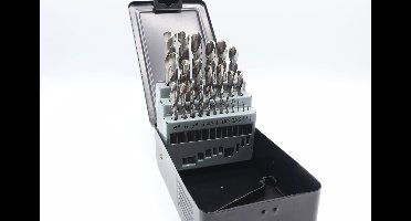 borenset HSS geslepen 1 - 13mm 25 delig