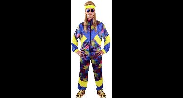 Kostuum - Trainingspak - carnavalskleding - Carnaval kostuum - Dames - Heren - verkleedkleding - 80's - M