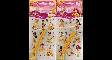 Wrijfplaatjes Prinsessen - 2 setjes
