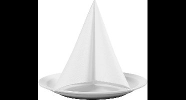 Servetten, afm 40x40 cm, wit, 20 stuks