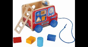 Haba trekfiguur Brandweerauto